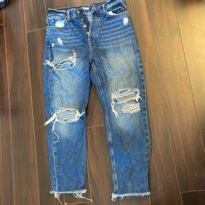 Womens ripped jeans